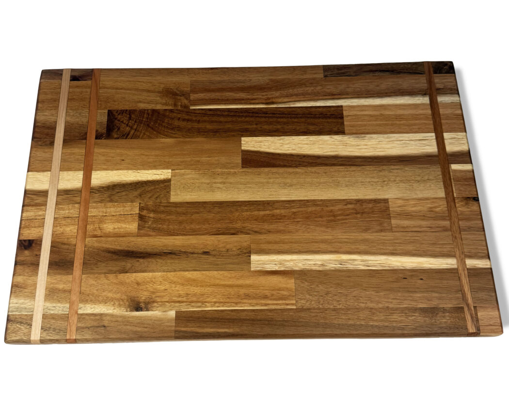 Chopping Block With Decorative Inlays