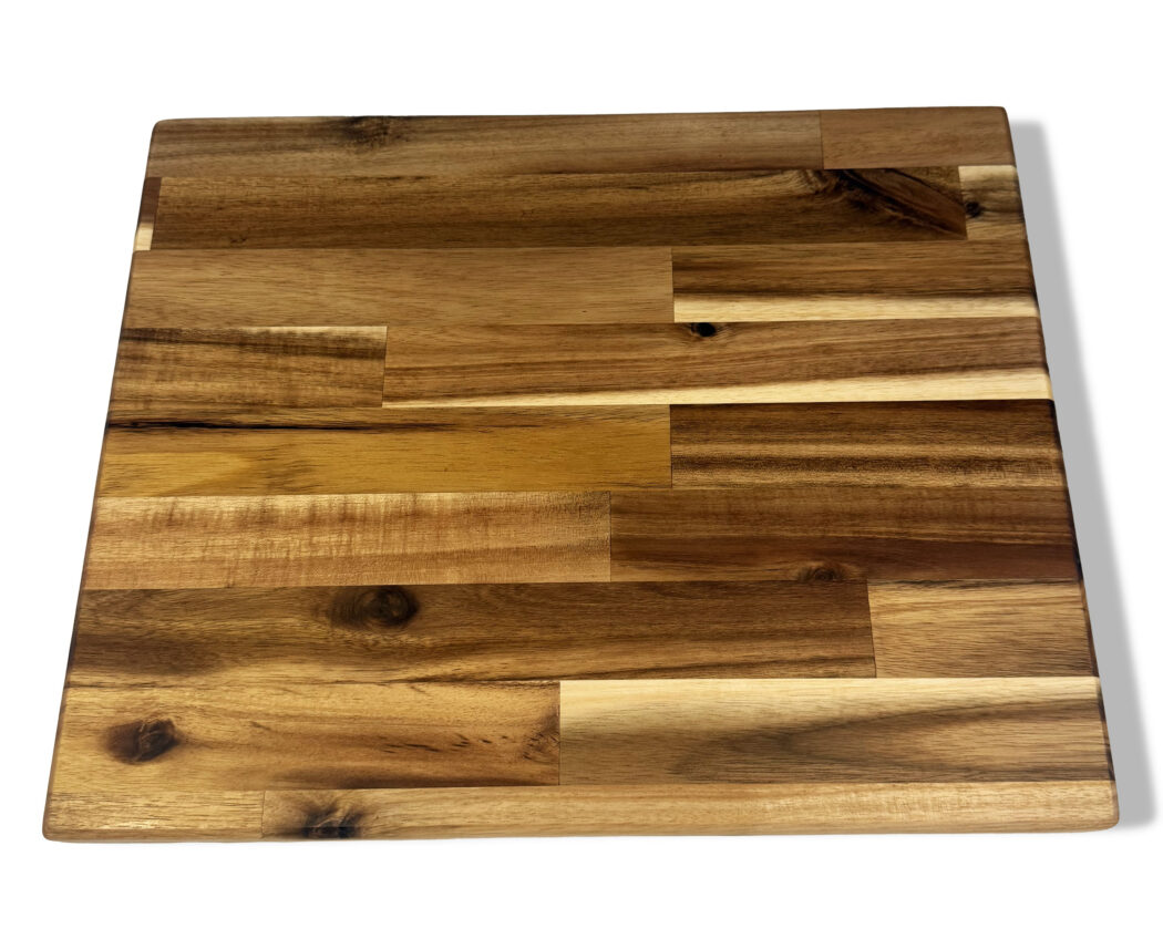 Acacia wood chopping block small