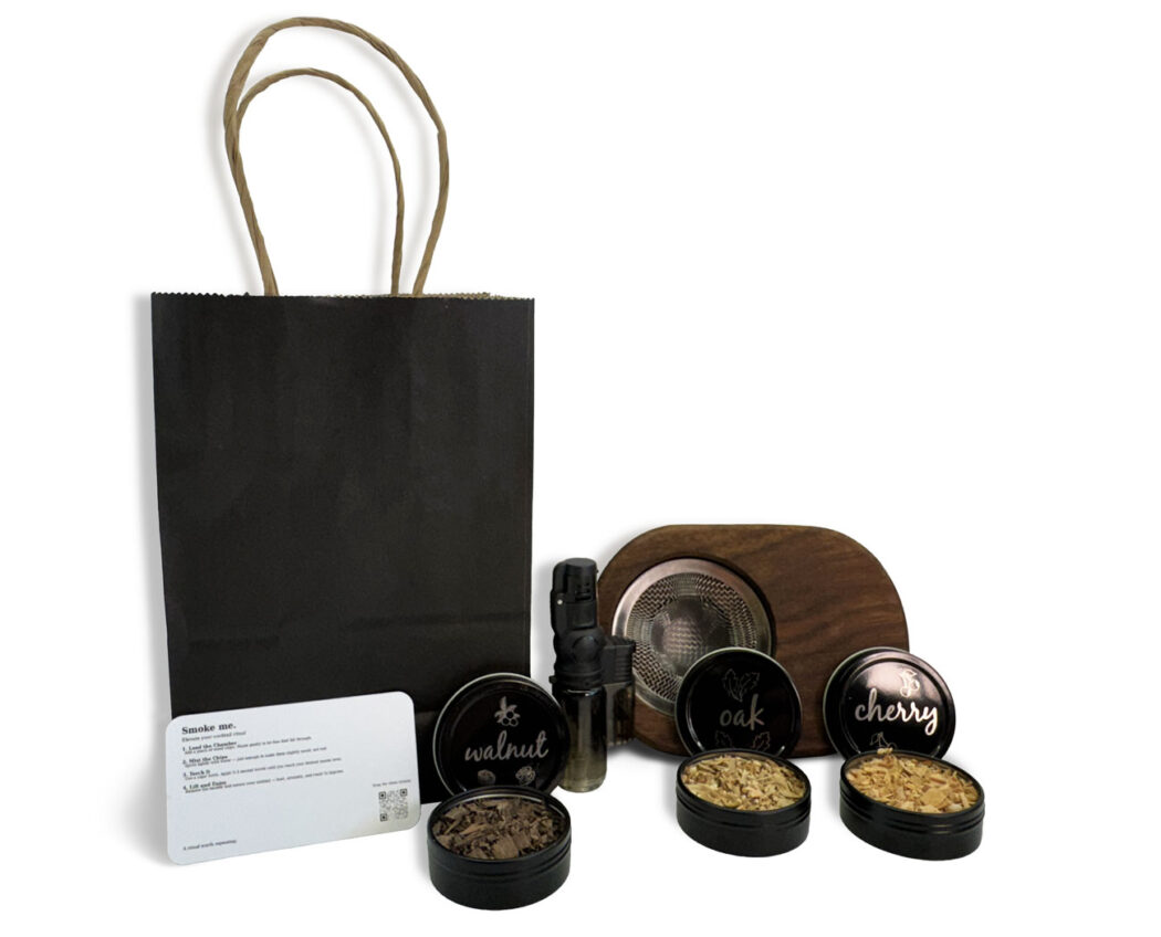 Cocktail Smoker kit Walnut